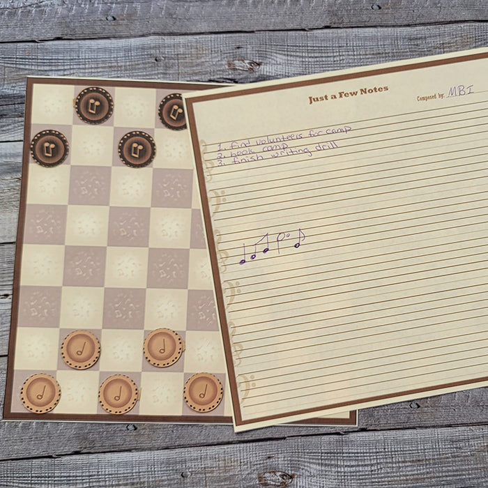 Chess/Checkers Notepad Marching Band(imals)