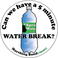 Water Break - Round Sticker
